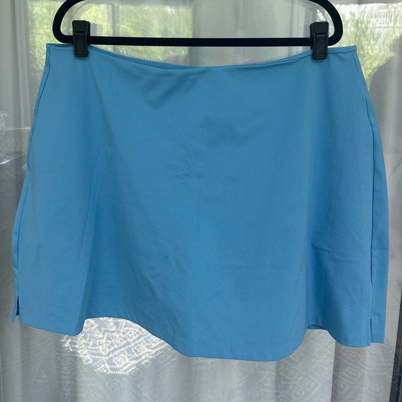 Sky Blue Girlfriend Collective Athleisure Skort - Picture 1 of 5
